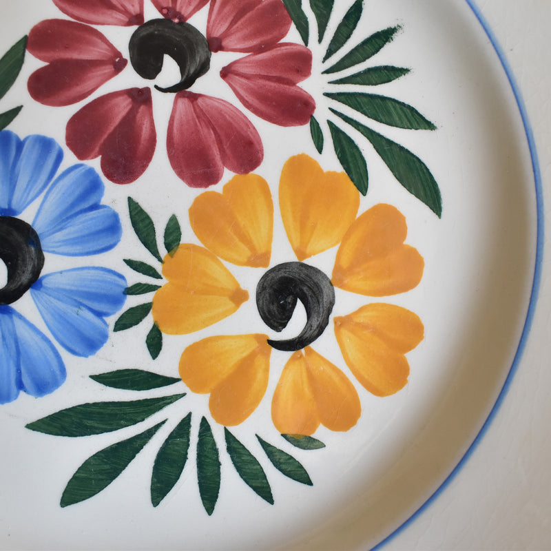 Vintage Plate HBCM Creil-Montereau Yvonne B