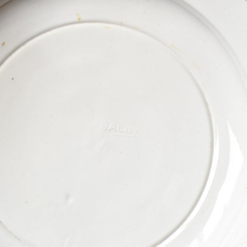Antique deep dish, Sarreguemines Récamier D