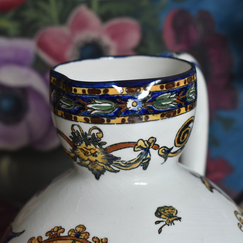 Vintage pitcher Gien Italia Diane