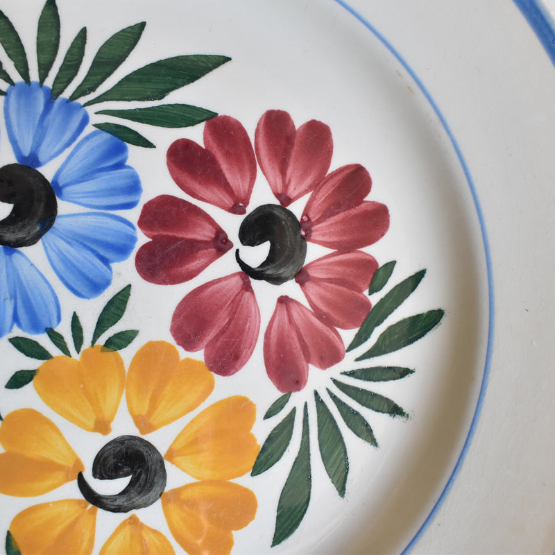 Vintage Plate HBCM Creil-Montereau Yvonne B