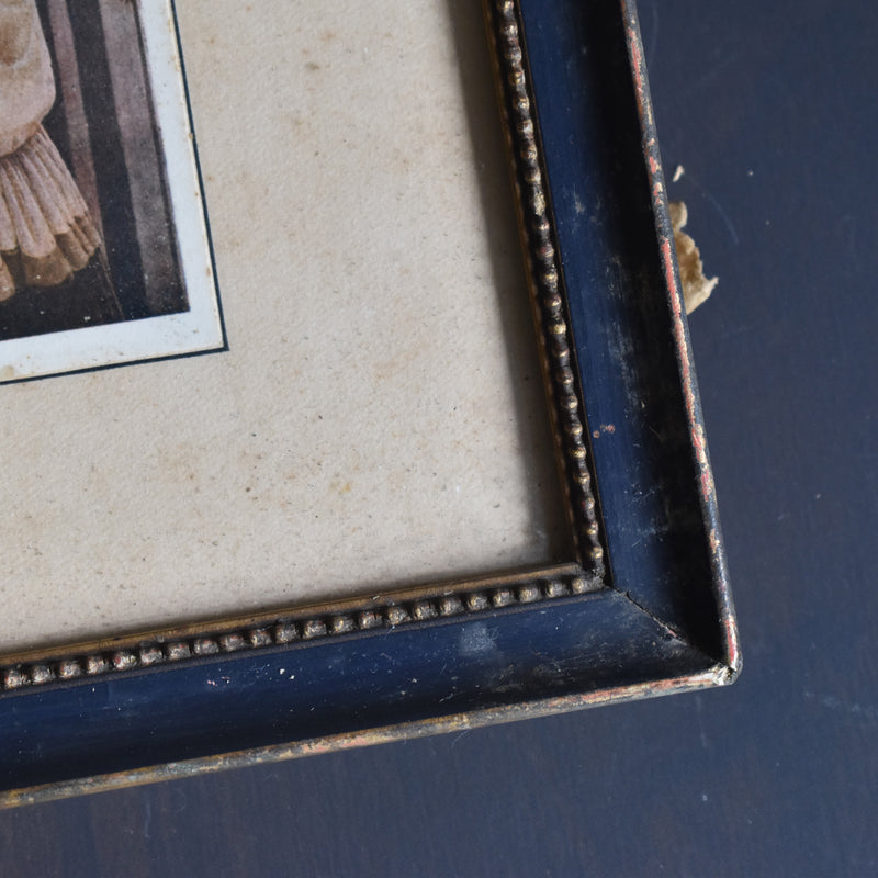 Vintage Framed Illustration Filippino Lippi Madonna and Child
