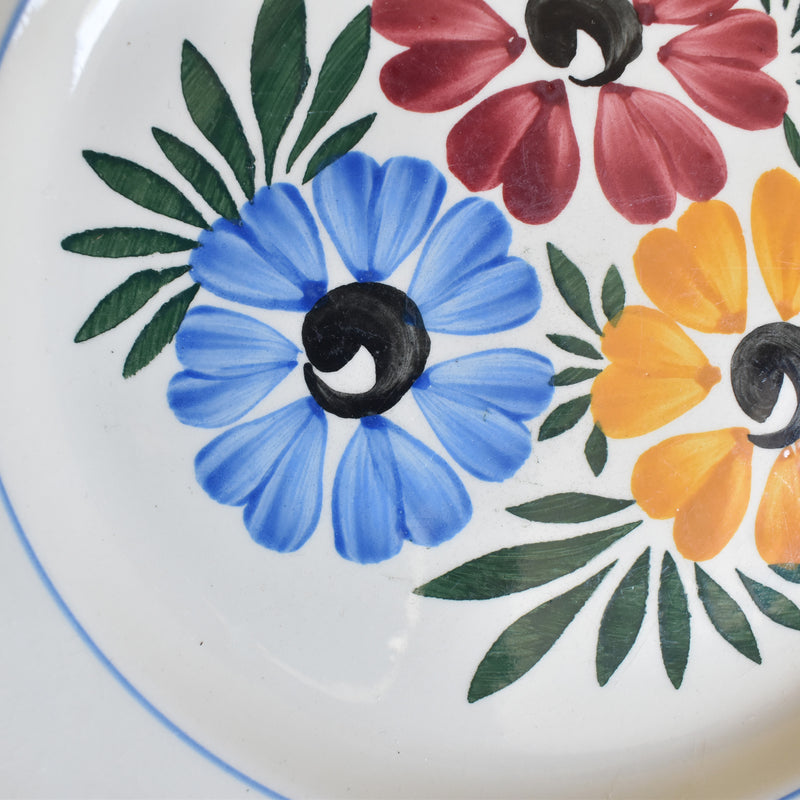 Vintage Plate HBCM Creil-Montereau Yvonne B