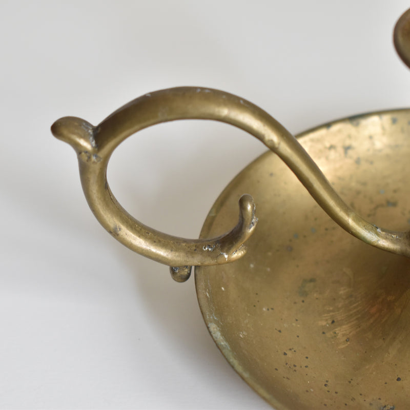 Vintage Brass Candle Holder