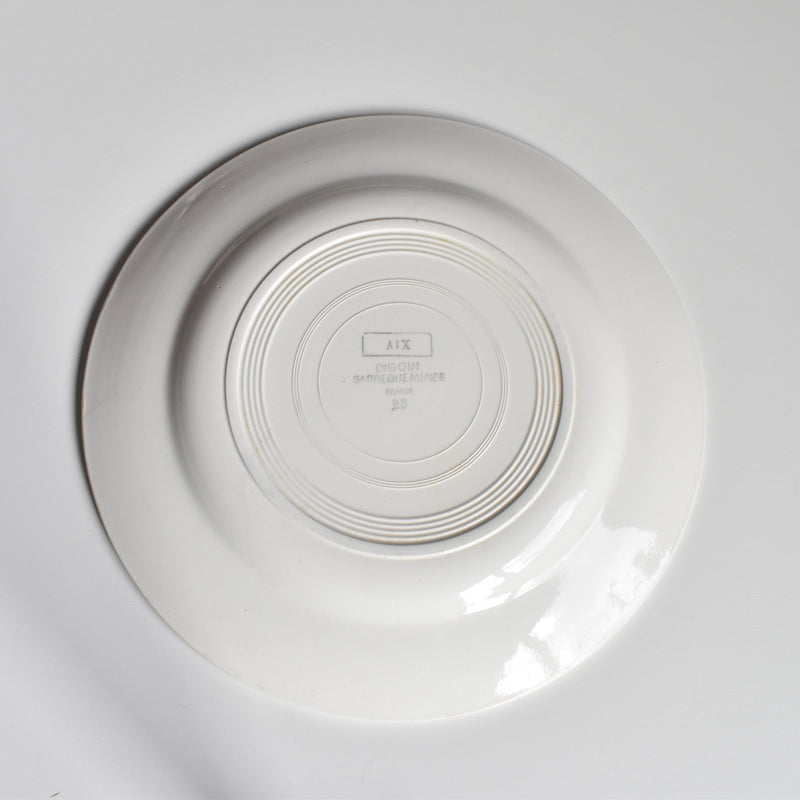 Vintage Plate Digoin & Sarreguemines Aix B