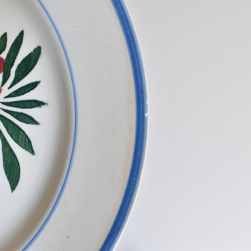 Vintage Plate HBCM Creil-Montereau Yvonne B