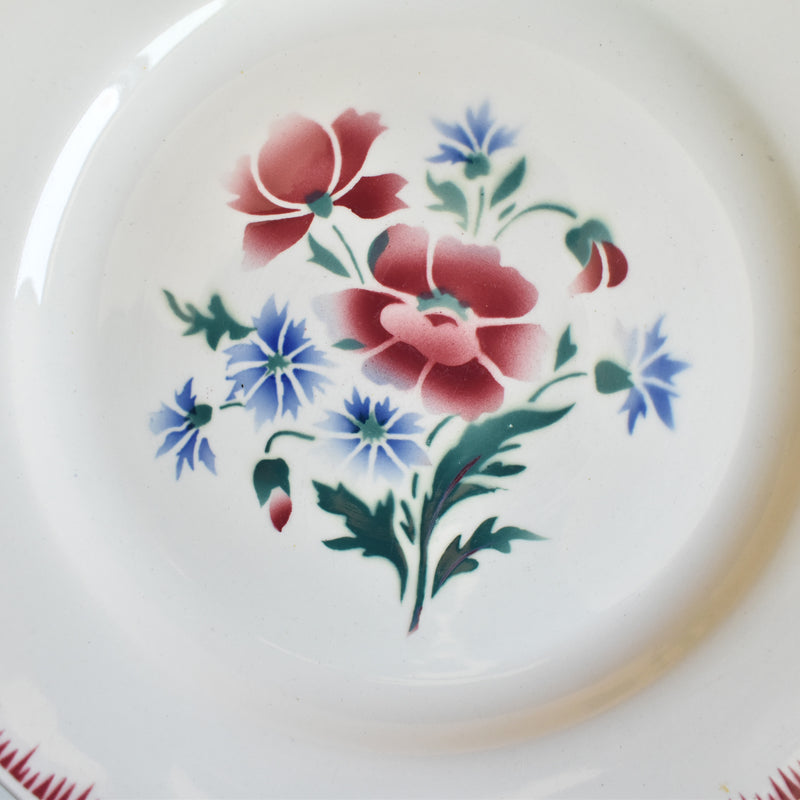 Vintage Plate - Digoin & Sarreguemines Prairial