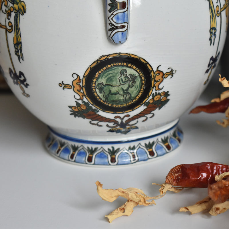 Vintage pitcher Gien Italia Diane