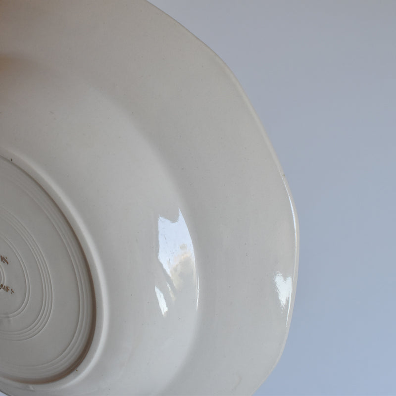 Vintage Deep Plate Digoin & Sarreguemines Calvados D