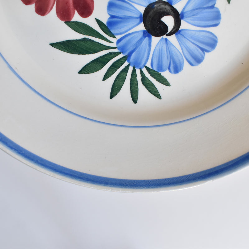 Vintage Plate HBCM Creil-Montereau Yvonne B
