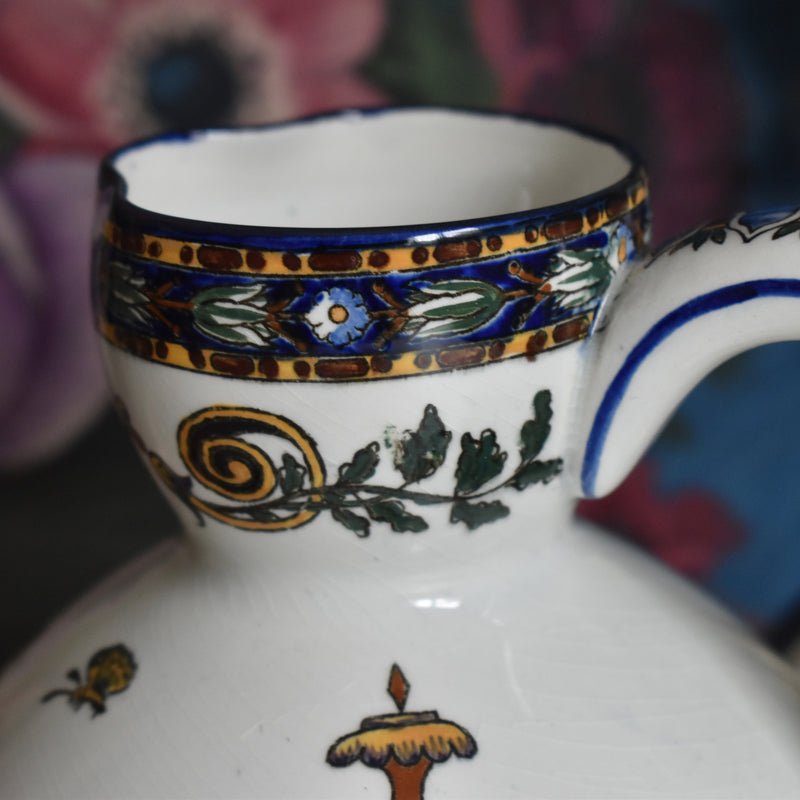 Vintage pitcher Gien Italia Diane