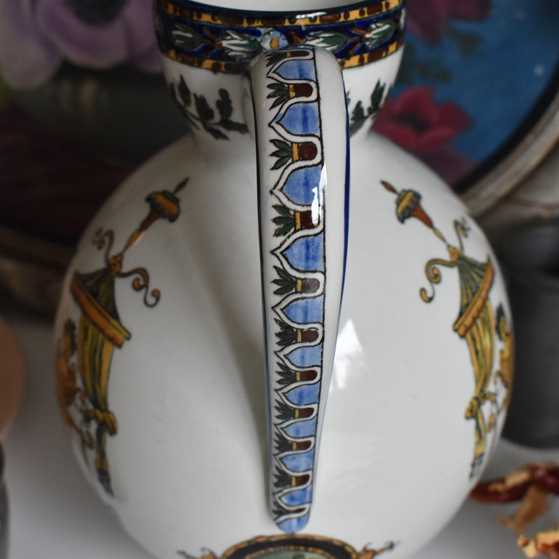 Vintage pitcher Gien Italia Diane