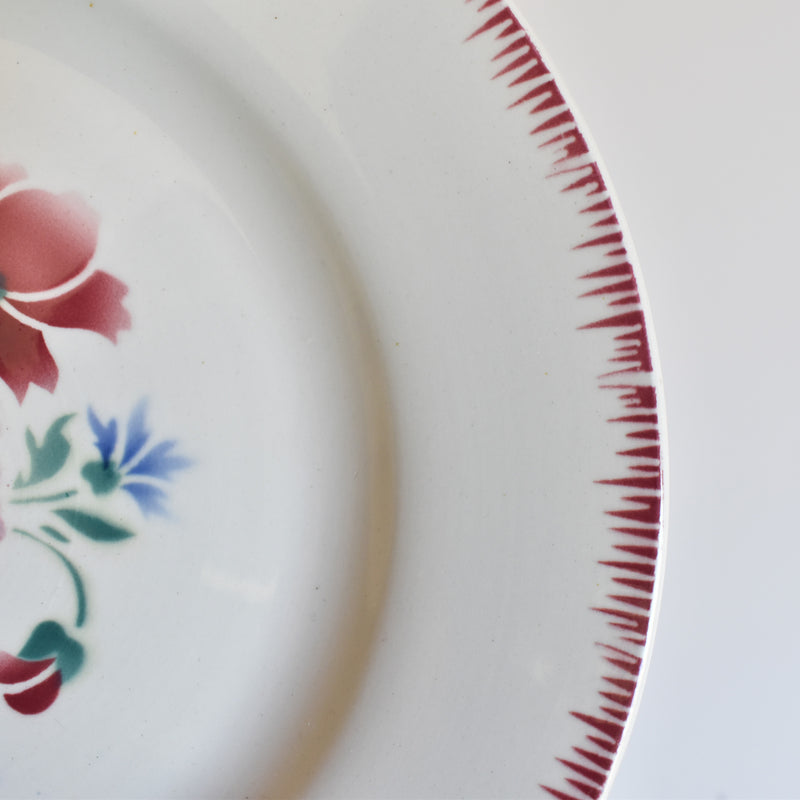 Vintage Plate - Digoin & Sarreguemines Prairial