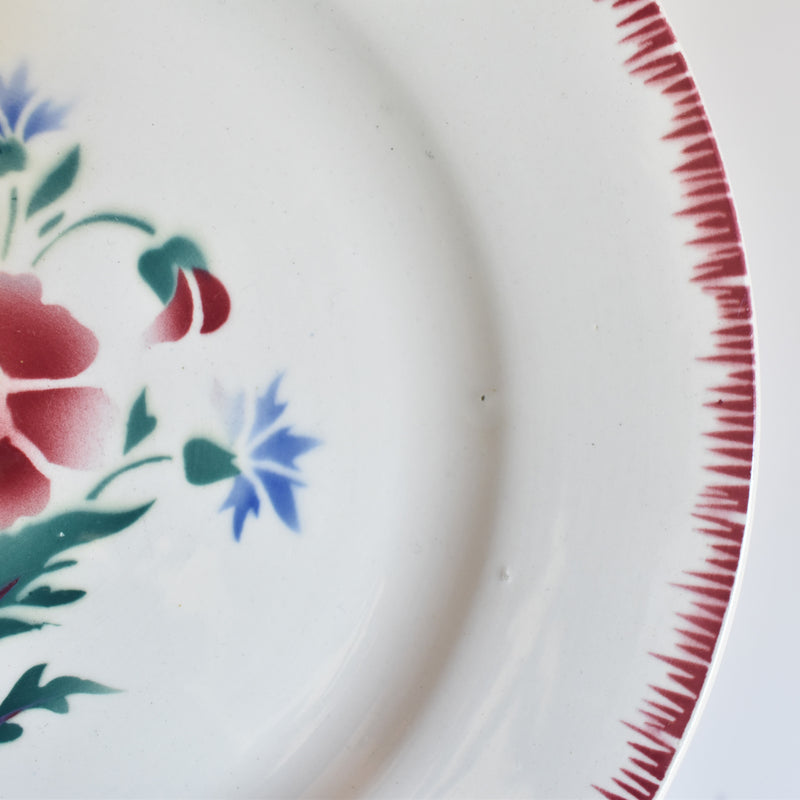 Vintage Plate - Digoin & Sarreguemines Prairial