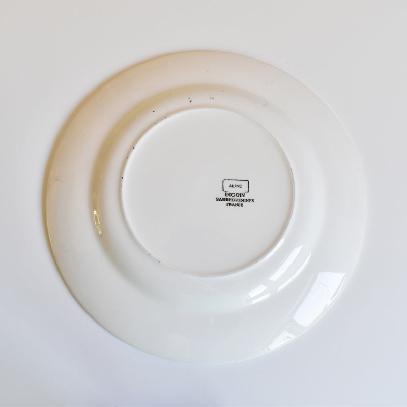 Vintage Plate Digoin & Sarreguemines Aline A