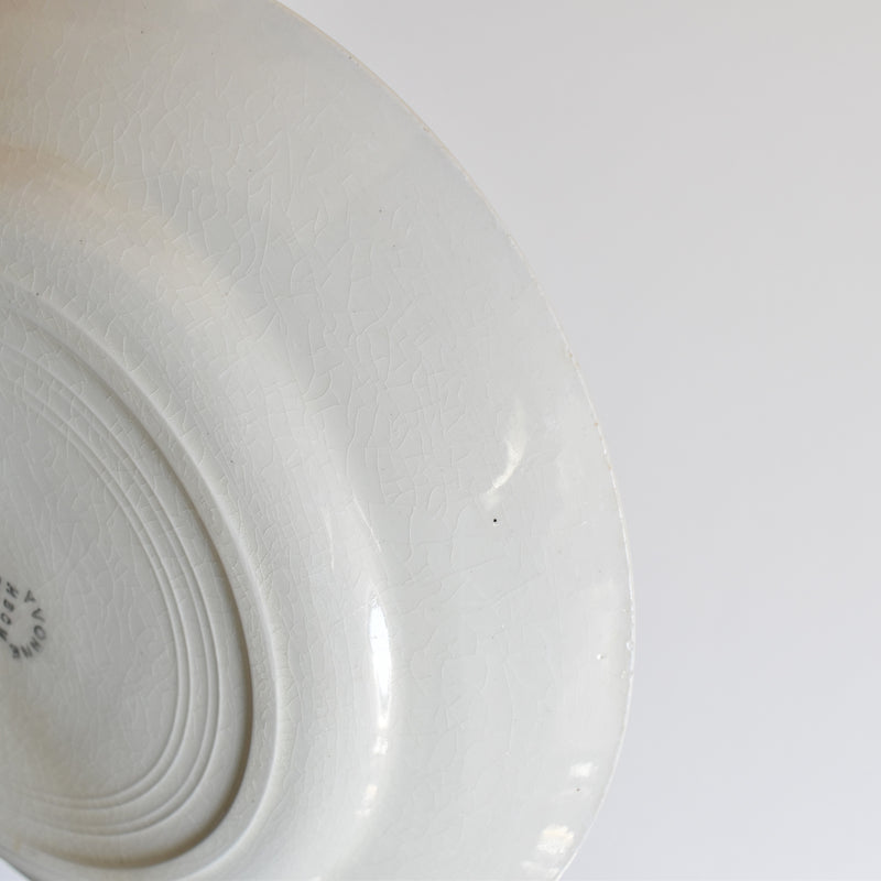 Vintage Plate HBCM Creil Montereau Yvonne C