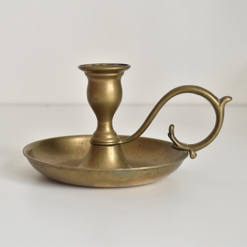 Vintage Brass Candle Holder