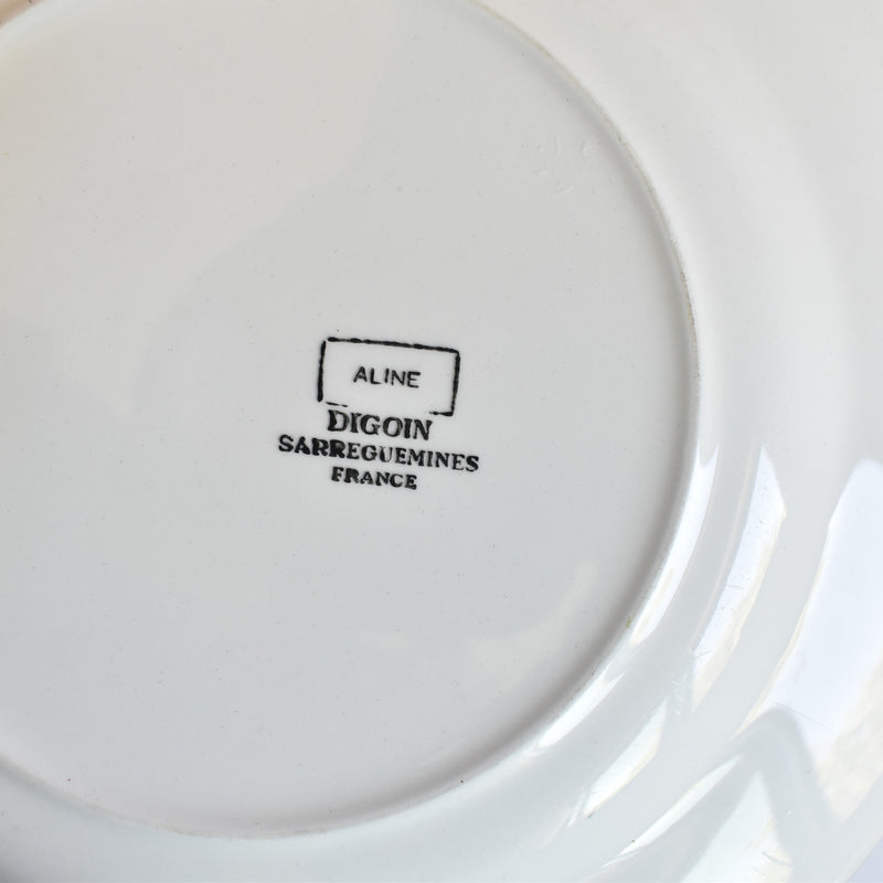 Vintage Plate Digoin & Sarreguemines Aline A