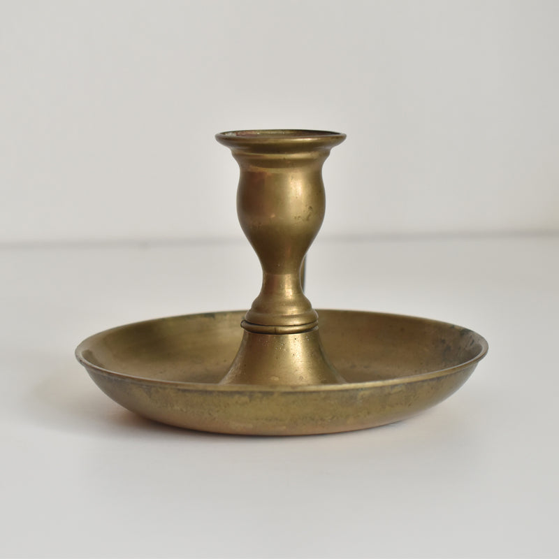 Vintage Brass Candle Holder