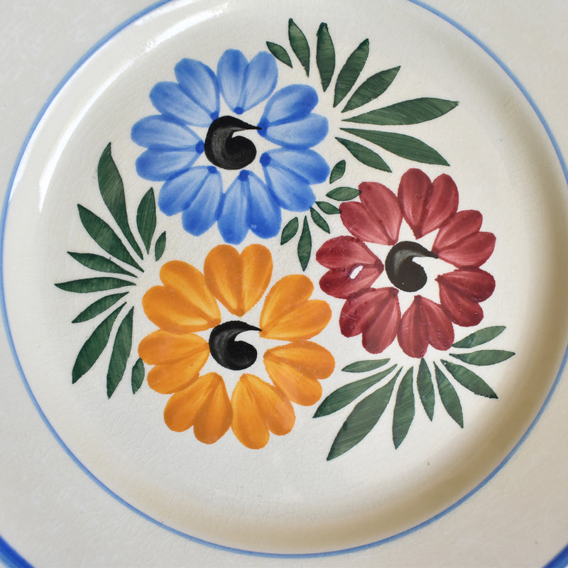 Vintage Plate HBCM Creil Montereau Yvonne C