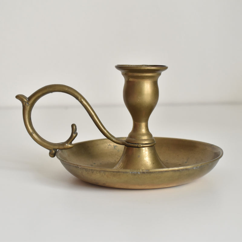 Vintage Brass Candle Holder