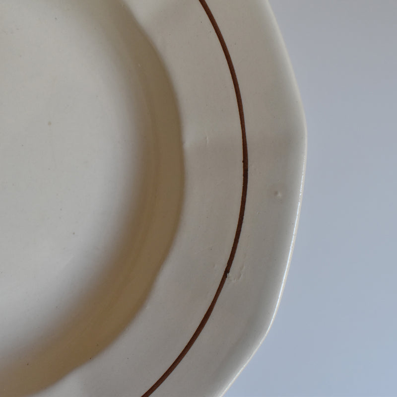 Vintage Deep Plate Digoin & Sarreguemines Calvados D