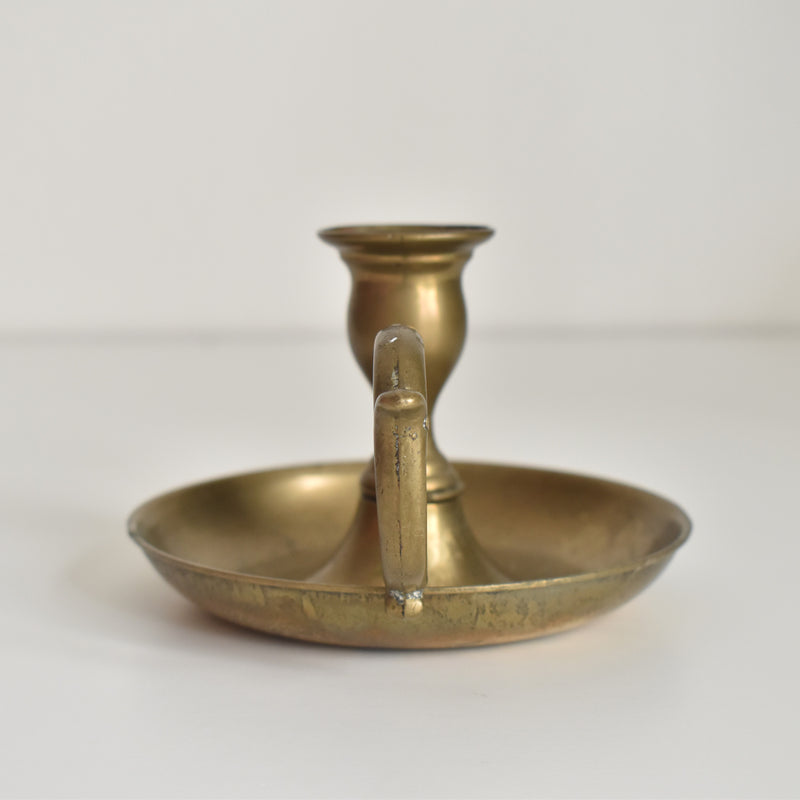 Vintage Brass Candle Holder