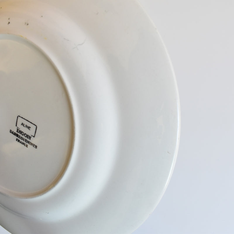 Vintage Plate Digoin & Sarreguemines Aline A