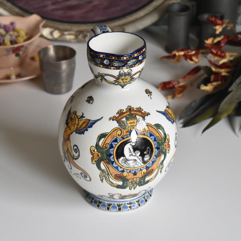 Vintage pitcher Gien Italia Diane