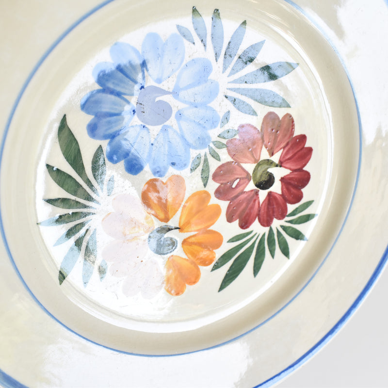 Vintage Plate HBCM Creil Montereau Yvonne C