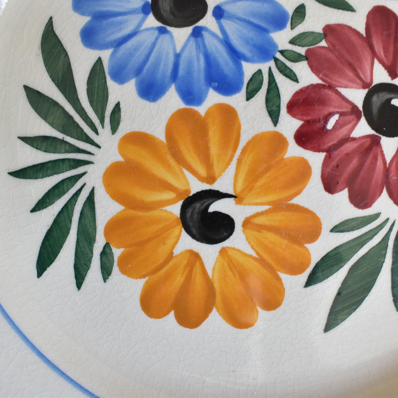 Vintage Plate HBCM Creil Montereau Yvonne C