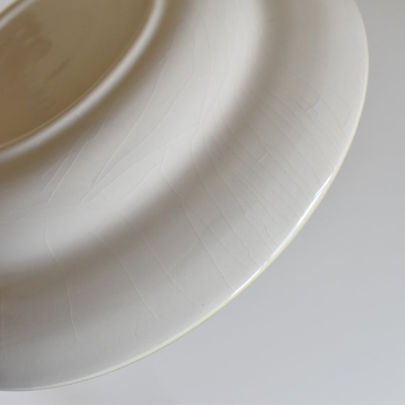 Vintage Deep Plate Lamandinoise Pastel Green A