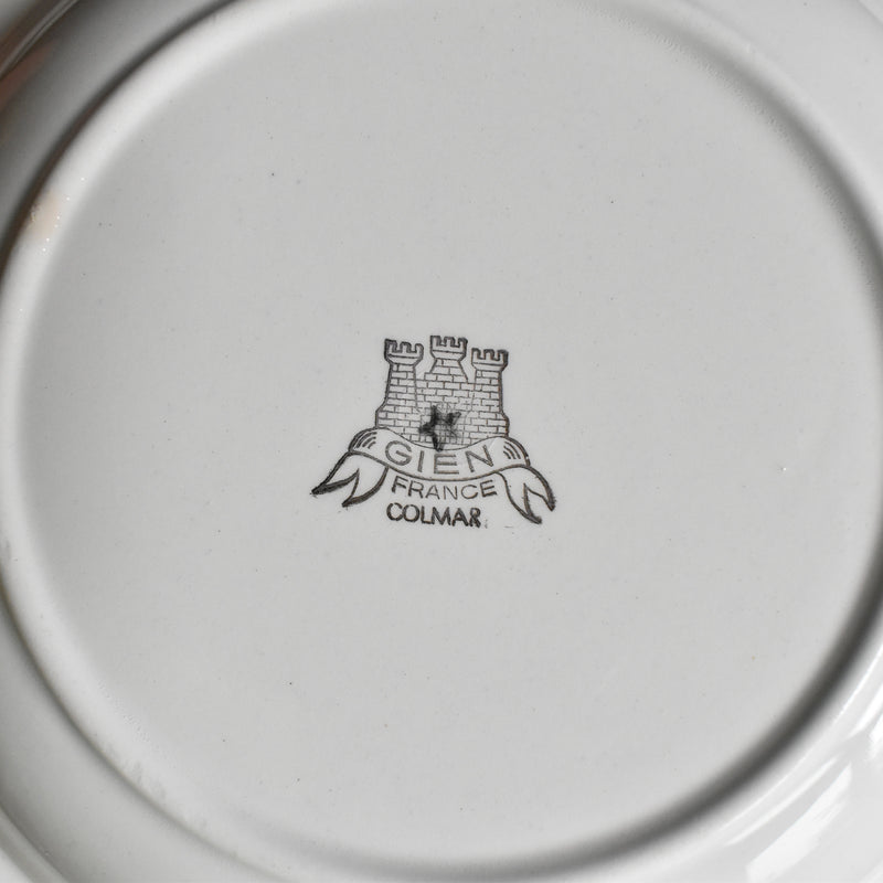 Vintage Deep Plate, Gien Colmar A