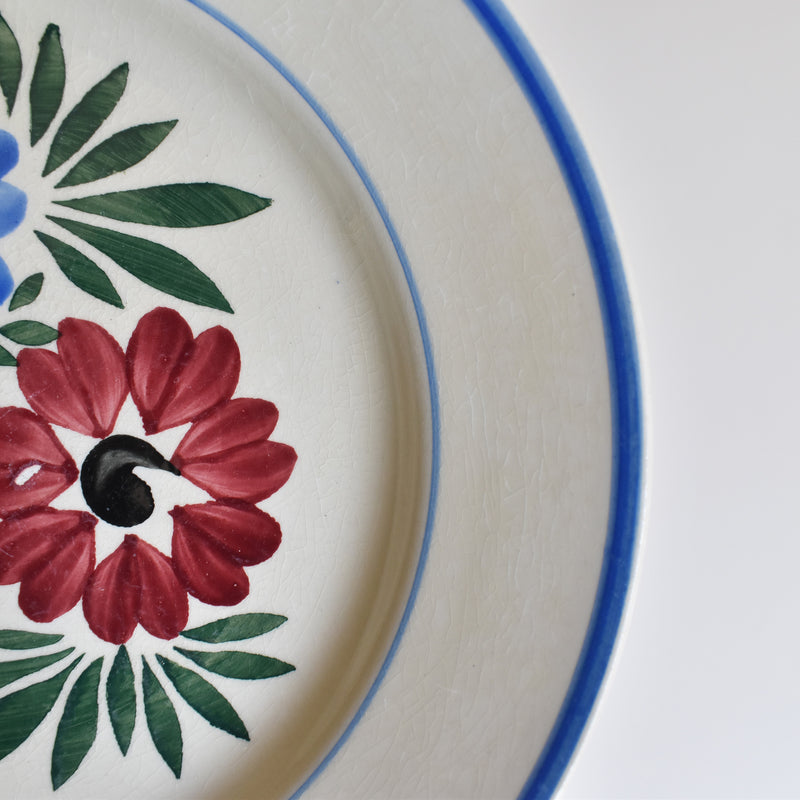 Vintage Plate HBCM Creil Montereau Yvonne C