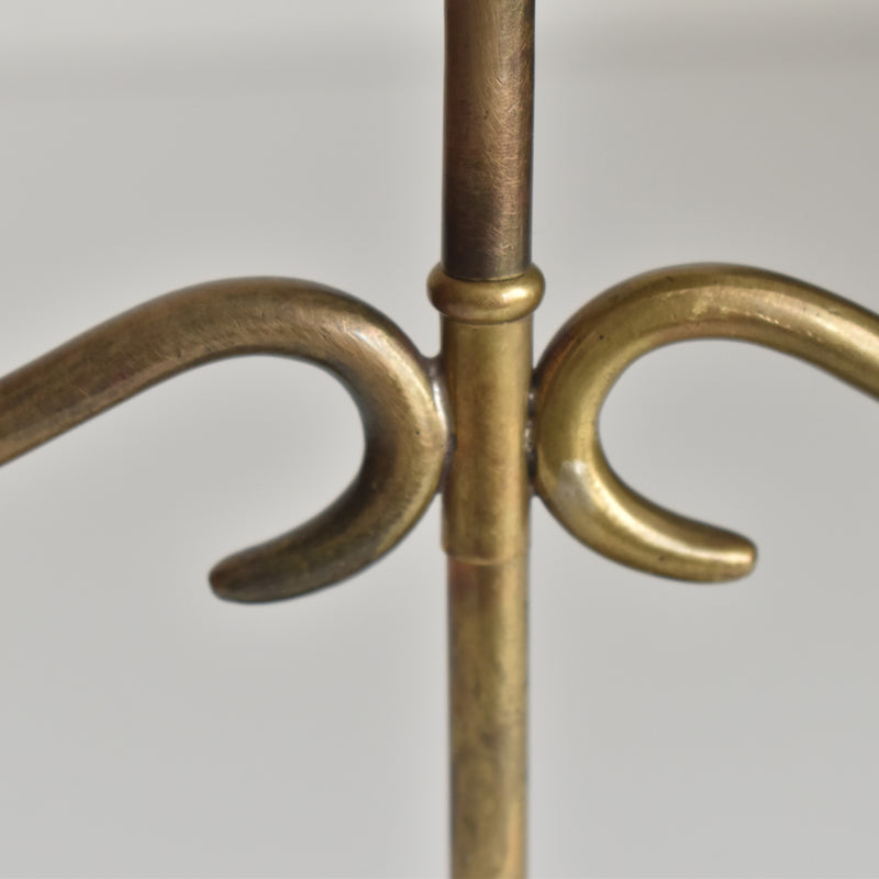 Vintage Brass Candlestick Holder for 3 Candles