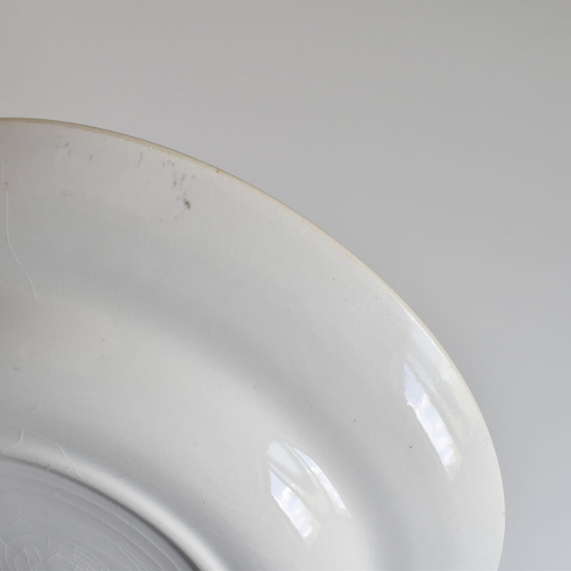 Vintage Deep Plate Lamandinoise Pastel Green A