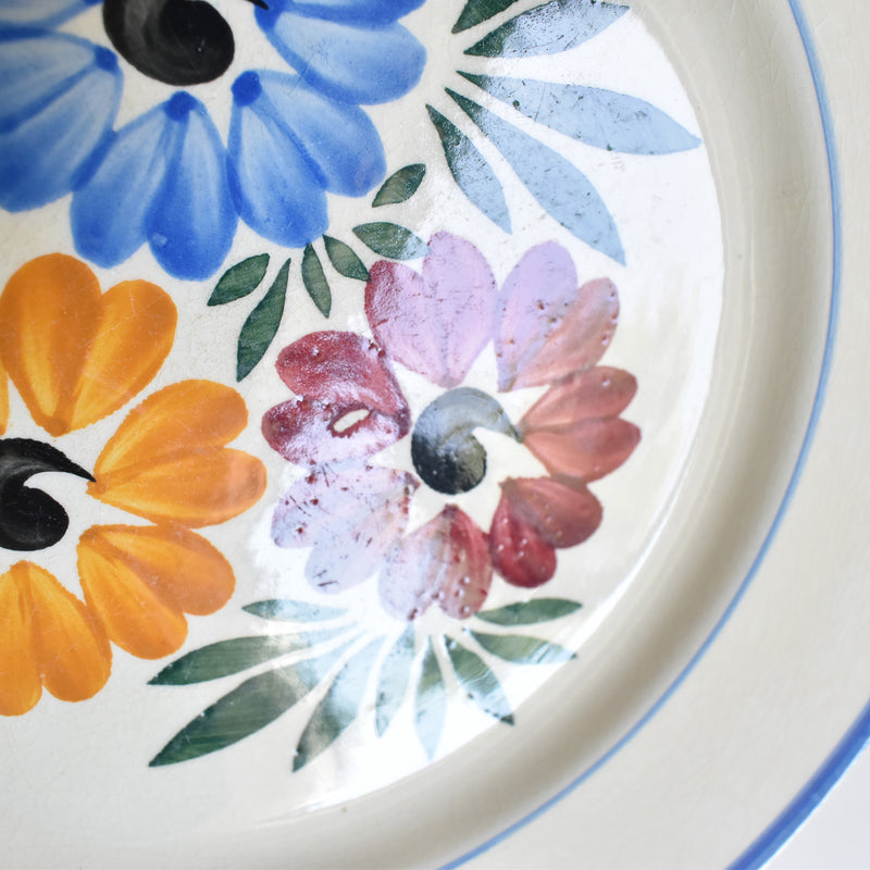 Vintage Plate HBCM Creil Montereau Yvonne C