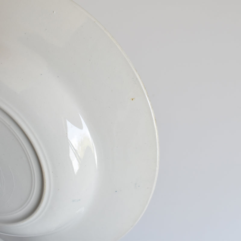 Antique Deep Plate KG Luneville Passiflore B
