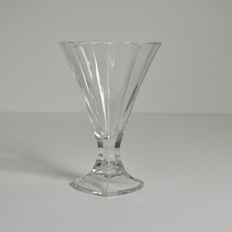 Vintage Glass Ice Cream Cup Glace Gervais