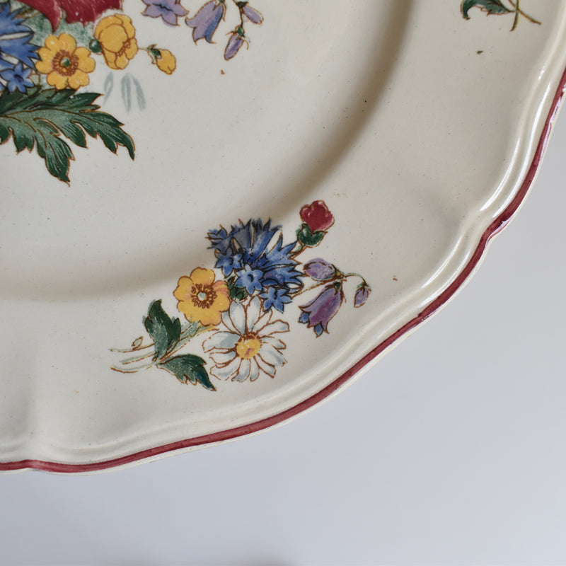 Vintage Plate 22.5cm Digoin & Sarreguemines Agreste A