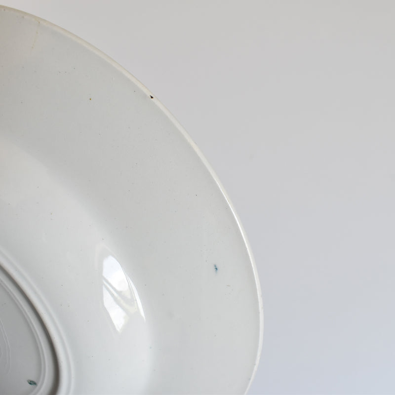Antique Deep Plate KG Luneville Passiflore B