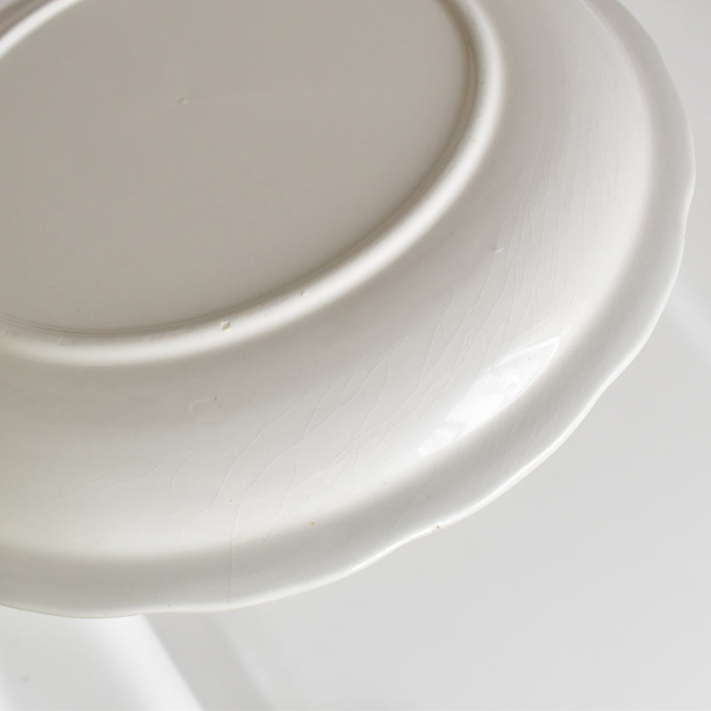 Vintage Plate, Digoin & Sarreguemines, White Relief I