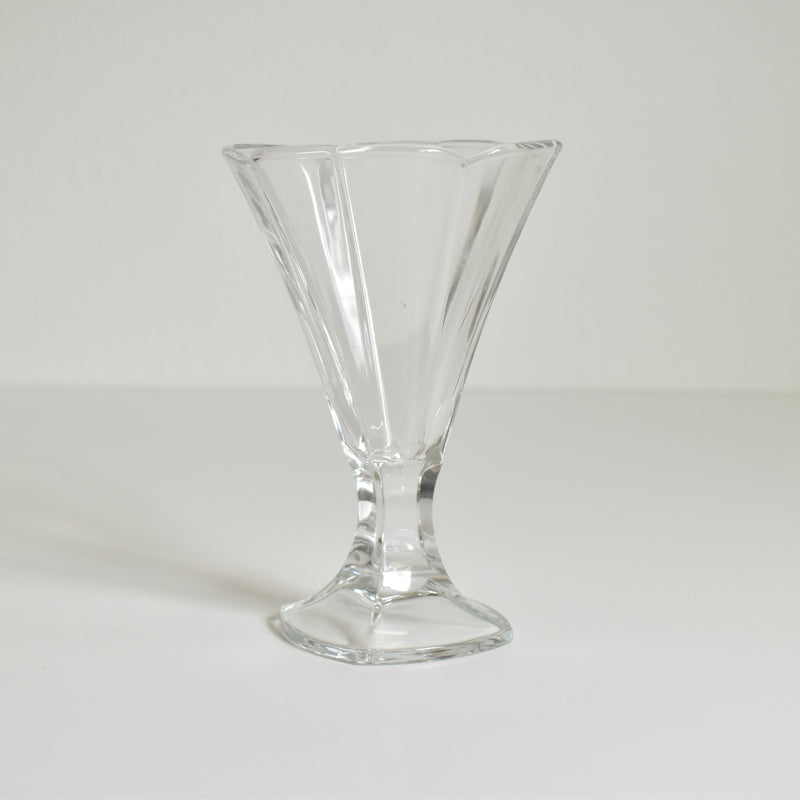 Vintage Glass Ice Cream Cup Glace Gervais