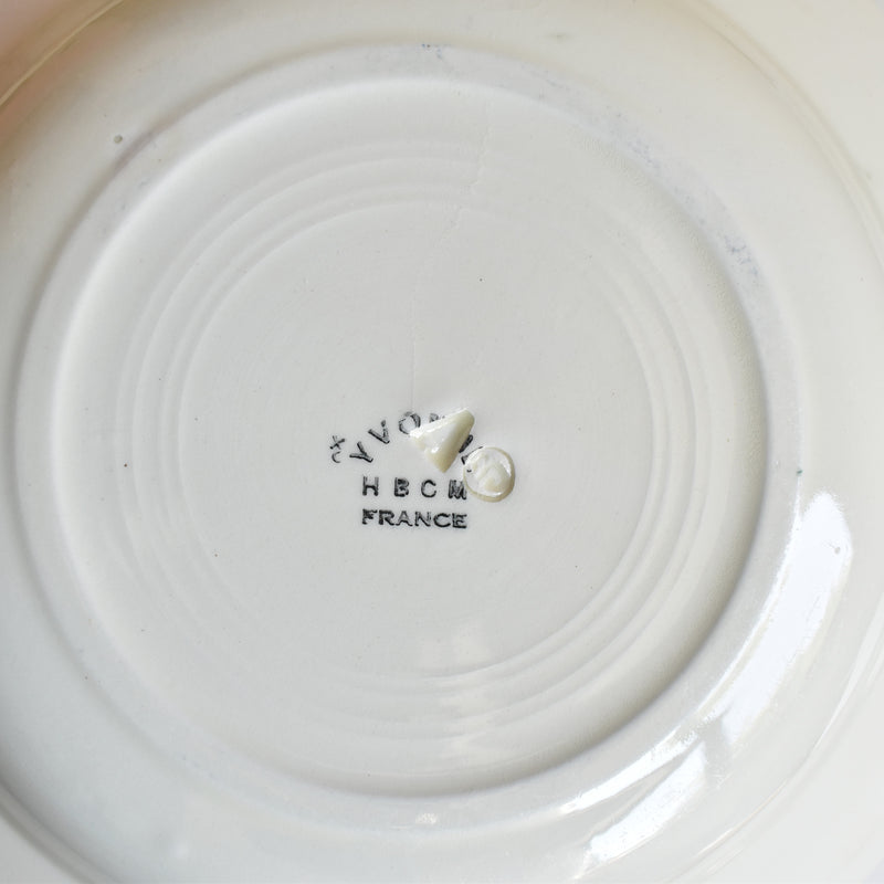Vintage Deep Plate, HBCM Creil et Montereau, Yvonne A