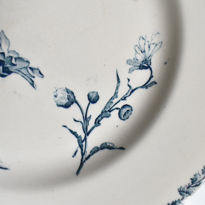 Antique Plate KG Luneville Marguerite A