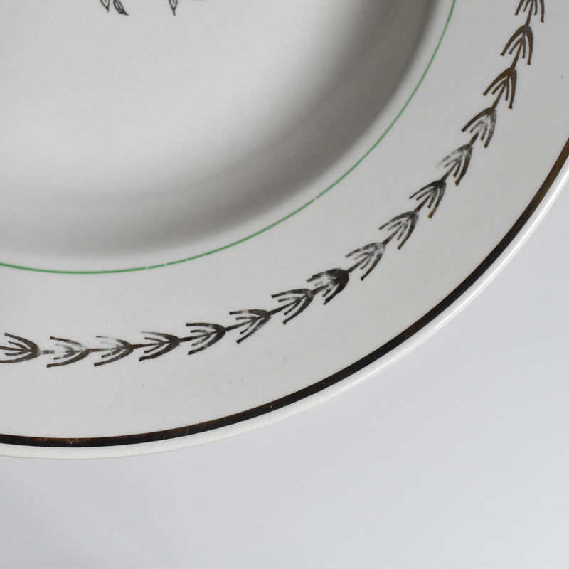 Vintage Deep Plate, Gien Colmar A