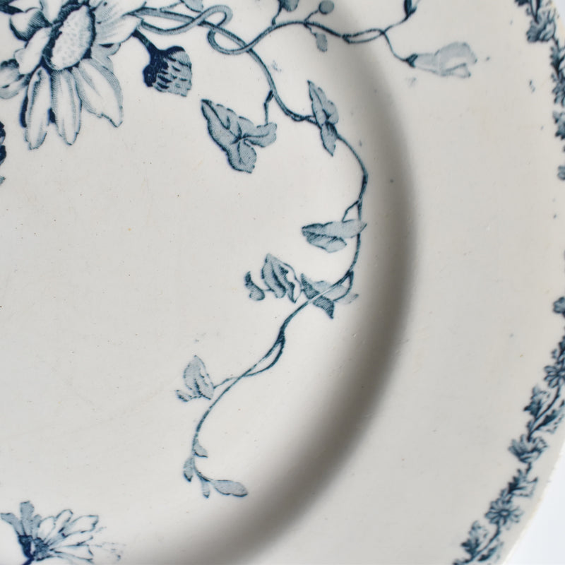 Antique Plate KG Luneville Marguerite A