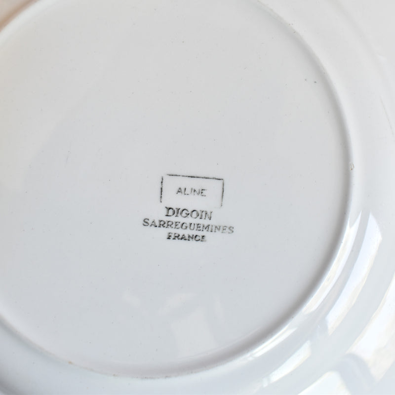 Vintage Plate Digoin & Sarreguemines Aline B