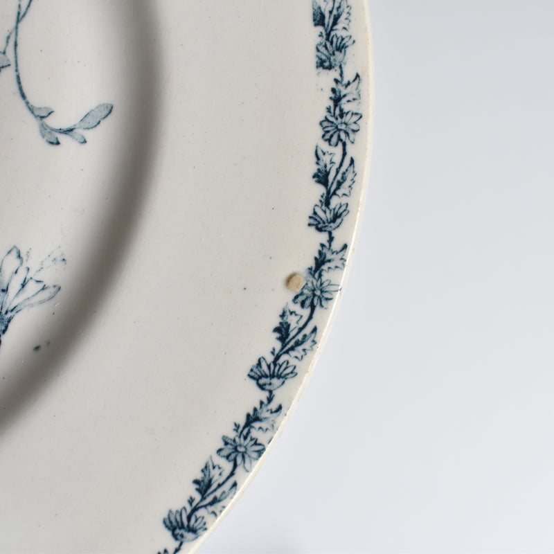 Antique Plate KG Luneville Marguerite A