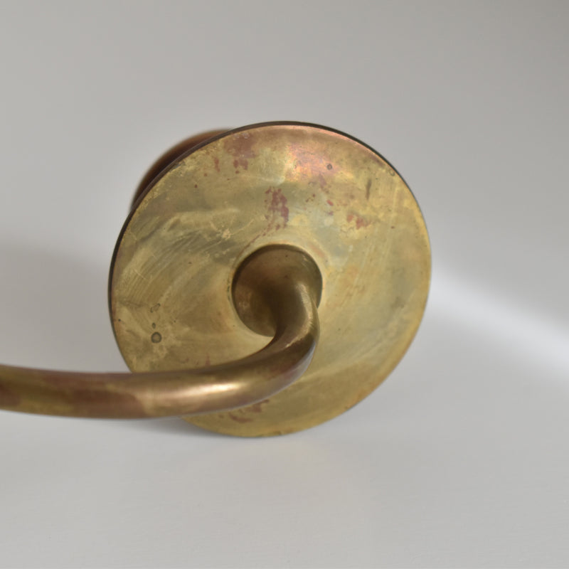 Vintage Brass Candlestick Holder for 3 Candles