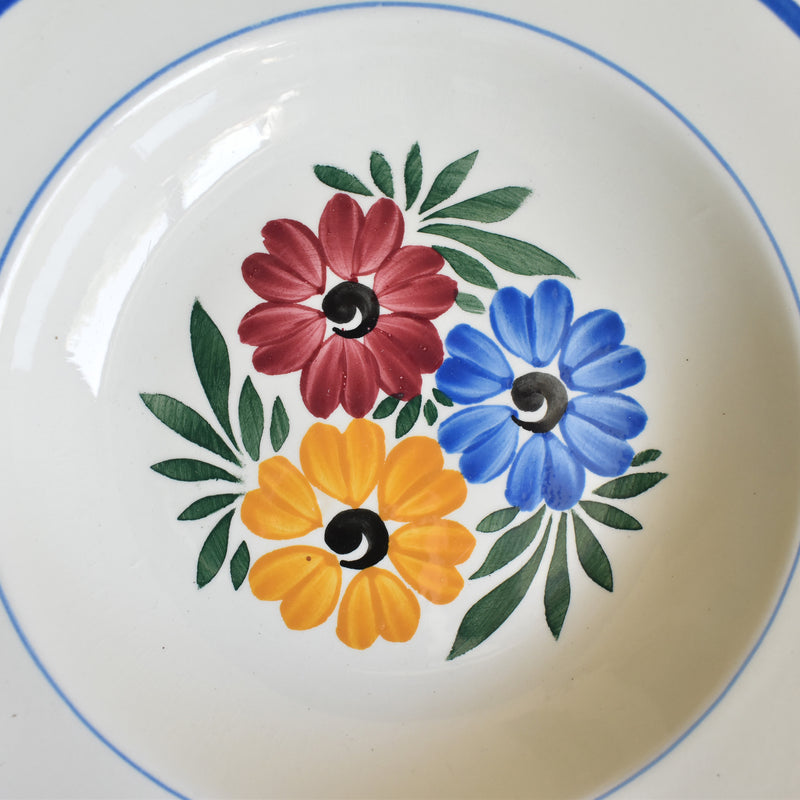 Vintage Deep Plate, HBCM Creil et Montereau, Yvonne A